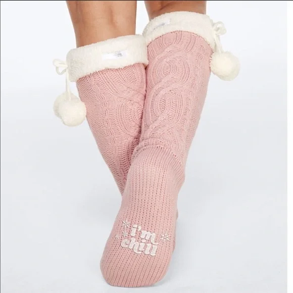 PINK knit socks - Picture 3 of 5
